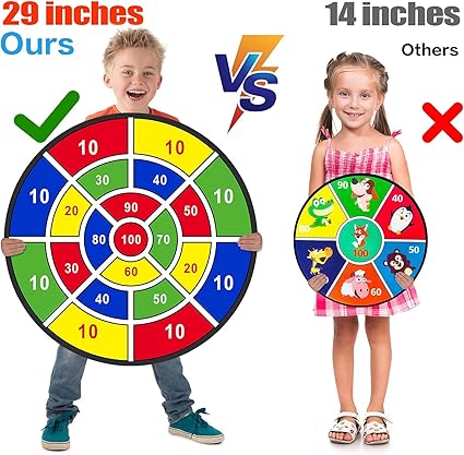 Tablero de Dardos Infantil 29” – Juego Seguro y Divertido