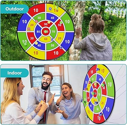 Tablero de Dardos Infantil 29” – Juego Seguro y Divertido