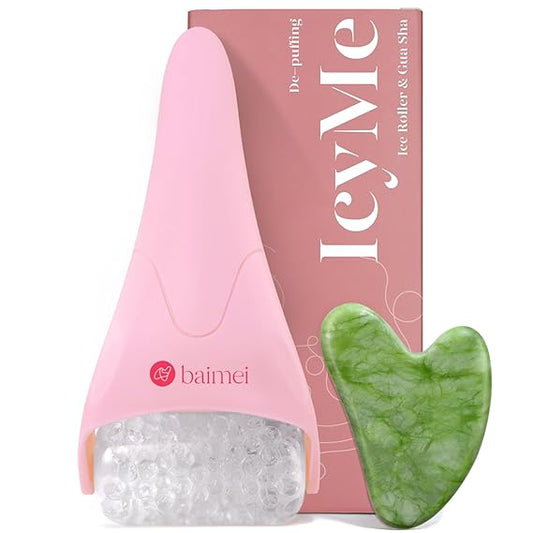 "Desinflama, Relaja y Rejuvenece – Rodillo de Hielo para el Cuidado Facial"