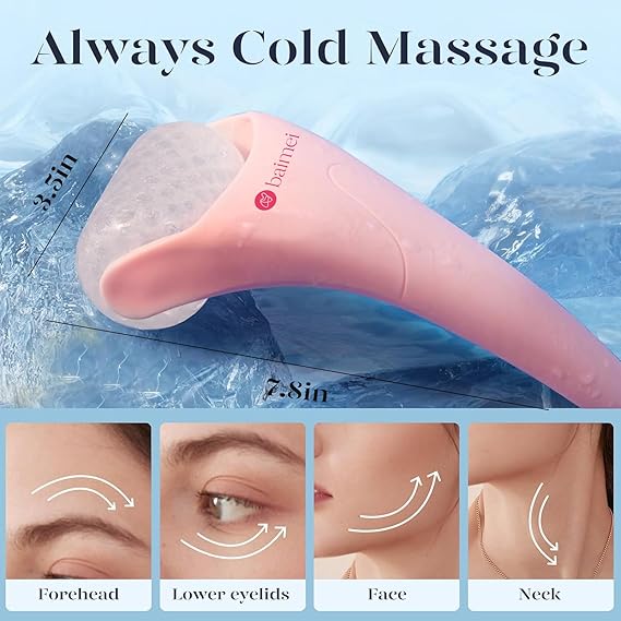 "Desinflama, Relaja y Rejuvenece – Rodillo de Hielo para el Cuidado Facial"
