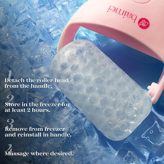 "Desinflama, Relaja y Rejuvenece – Rodillo de Hielo para el Cuidado Facial"